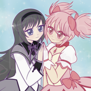 Madoka and Homura [A4 Print]