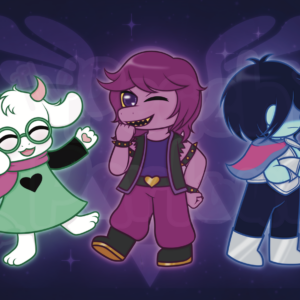 The Fun Gang [A4 Print][Deltarune]